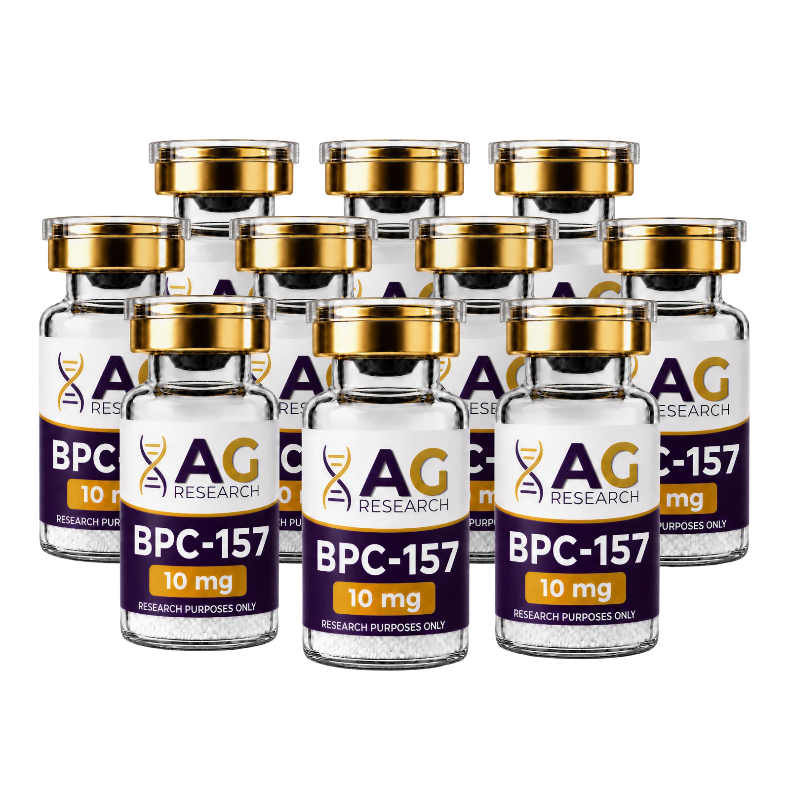 BPC-157 10-pack research set